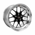 Distraccion 7.9 in. 5x4.5 mm Non-Beadlock S77 17x10 BP & BS Low Pad Wheel, Black DI3860412